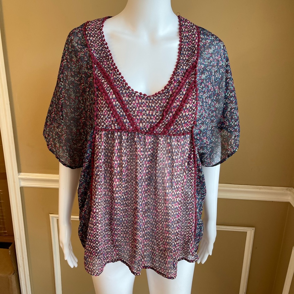 Xhilaration Boho blouse Large